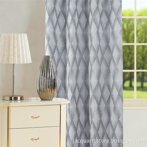 Tirai Jendela Jacquard dengan Tirai 8 Grommet